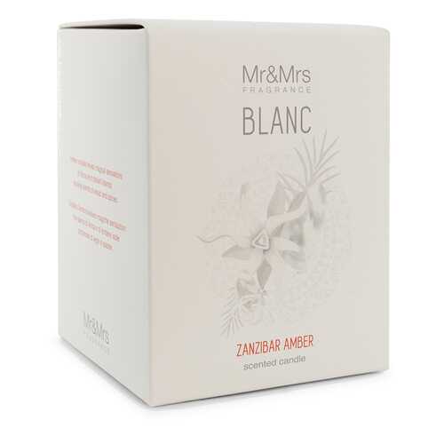 Свеча ароматическая Mr&Mrs Fragrance Blanc аромат №31 Амбра Занзибара в Мосхозторг