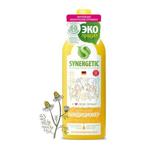 Кондиционер для белья Synergetic цветочная фантазия 1000 мл в Мосхозторг