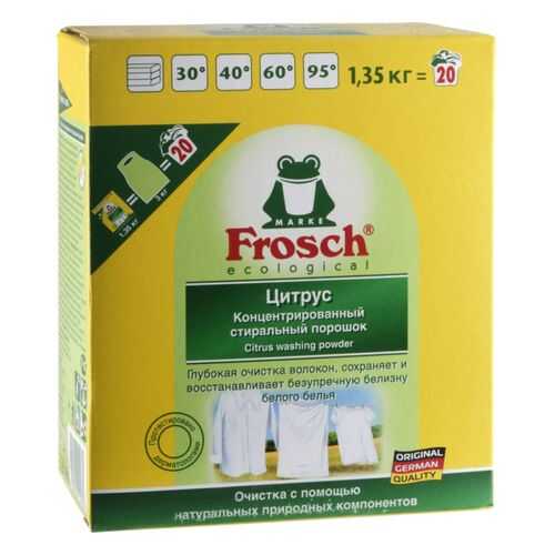 Порошок для стирки Frosch citrus универсальный 1.35 кг в Мосхозторг