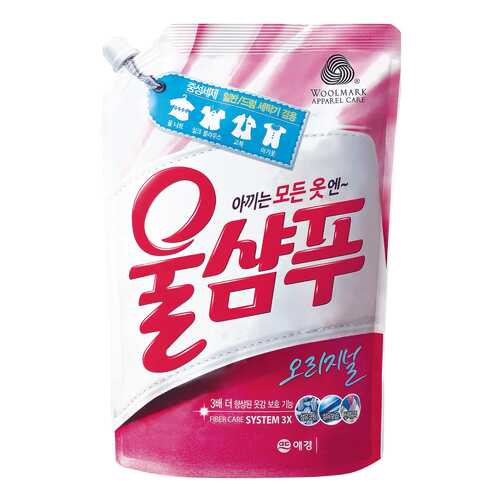 Средство для стирки KeraSys original wool shampoo жидкое 1.3 л в Мосхозторг