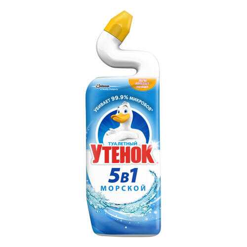 Чистящее средство во для унитаза Туалетный Утенок активный SC J морской 5в1 500 мл в Мосхозторг