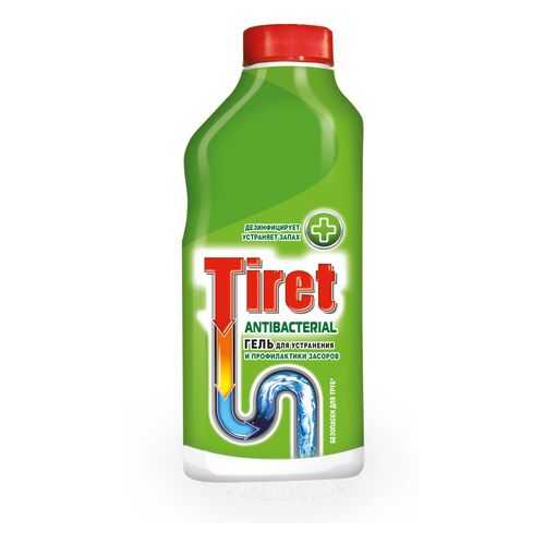 Средство для очистки труб и сливов Tiret antibacterial 500 мл в Мосхозторг