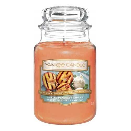 Ароматическая свеча Yankee Candle Grilled Peaches & Vanilla Свеча 623 г в Мосхозторг