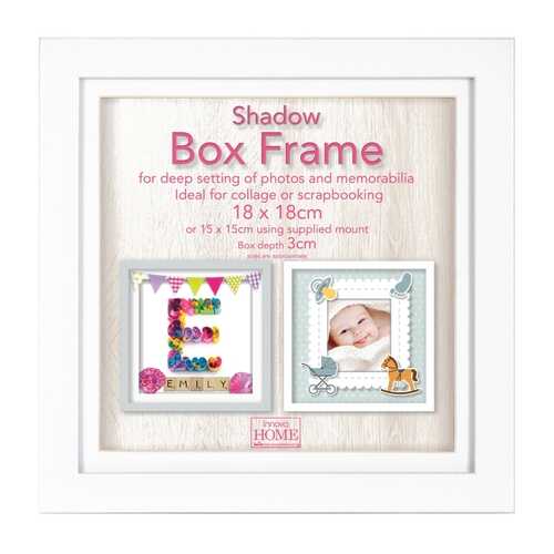 Фоторамка Innova ''Shadow Box White'' 18x18 см (окно 15x15 см) в Мосхозторг