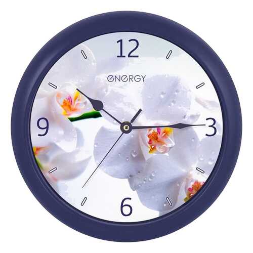 Часы настенные Energy EC-110 Орхидея, круглые, 25х3.8см в Мосхозторг