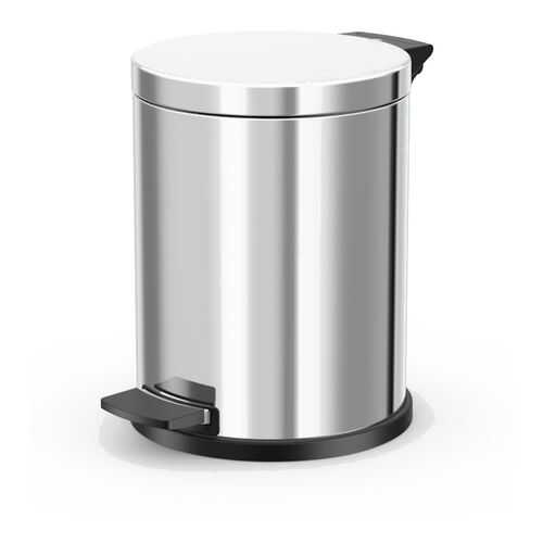 Мусорный контейнер Hailo ProfiLine Solid M, 12л,, Хром,, арт, 0514-029 в Мосхозторг