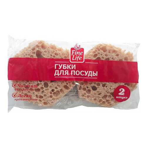 Губка целлюл мяг абраз 2 шт. fl fine life в Мосхозторг