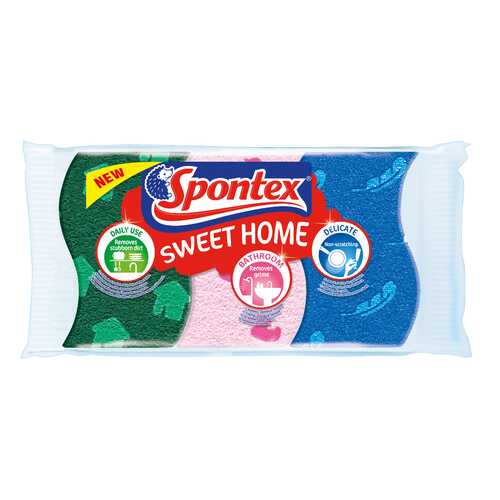 Губка Spontex Sweet Home 97070297 в Мосхозторг