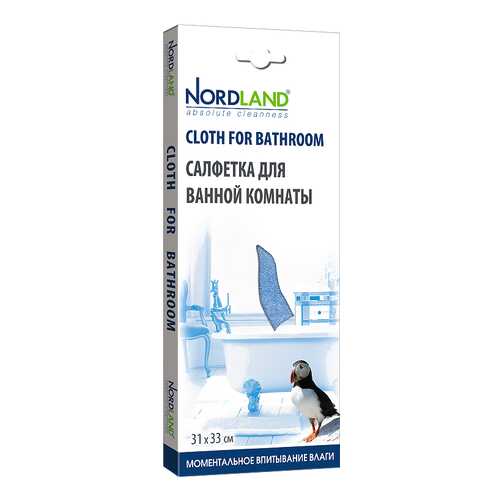 Салфетка для уборки NORDLAND для ванной комнаты 31x33 см в Мосхозторг