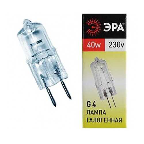 Лампа галогенная ЭРА G4-JCD-40W-230V-Cl в Мосхозторг