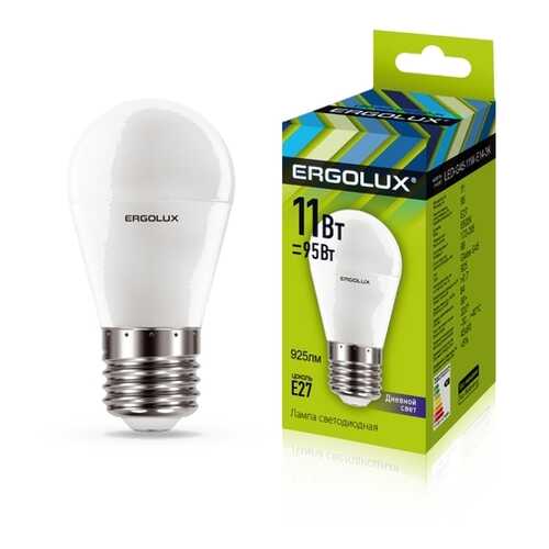Лампа светодиодная ERGOLUX LED-G45-11W-E27-3K 13630 в Мосхозторг