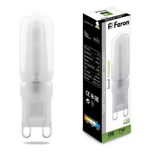 Лампа светодиодная Feron LB-431 G9 7W 4000K 25756 в Мосхозторг