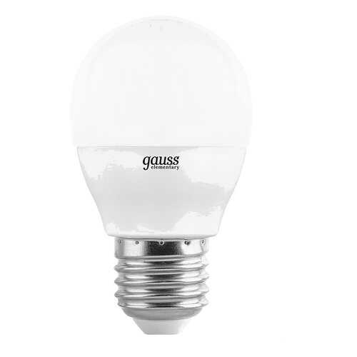 Лампочка Gauss Elementary G45 E27 8W 2700K 53218 в Мосхозторг