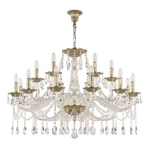 Люстра хрустальная 1607/12+6/360 G Bohemia Ivele Crystal в Мосхозторг