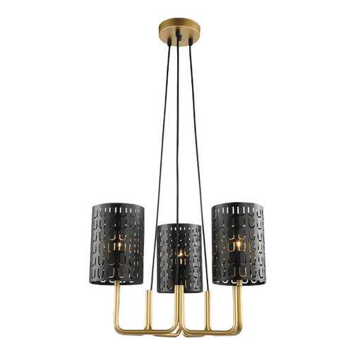 Подвесная люстра Lumien Hall 4005/3P-GD-BK в Мосхозторг