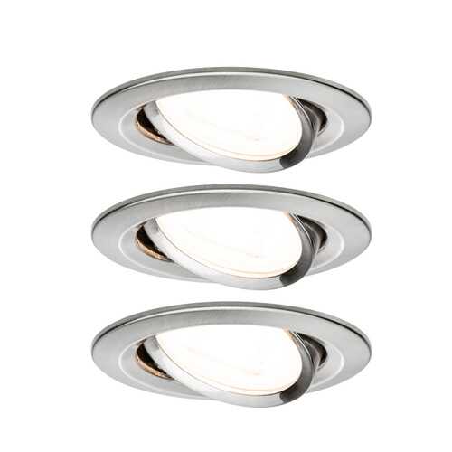 Светильник встраиваемый, комплект Nova LED 3x6,5 GU10 Eisen gb 93429 в Мосхозторг