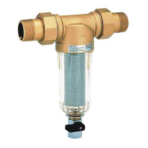 Фильтр сетчатый T-обр пластик Ду15 Ру16 Тмакс=40 oC G1/2 НР FF06 Honeywell FF06-1/2AABRU в Мосхозторг