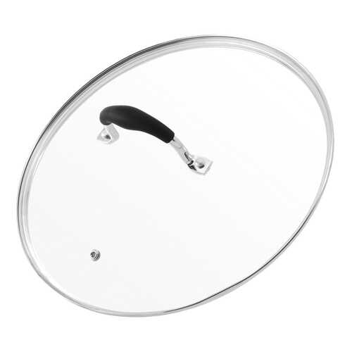 GLASS LID WITH METAL RIM Kрышка стеклянная с метал, ободком d20см в Мосхозторг