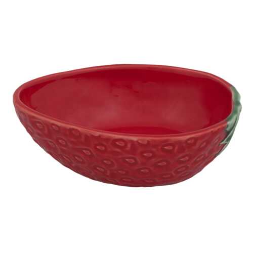 Салатник овальный Bordallo Pinheiro Strawberries 13,5x11x4 см в Мосхозторг