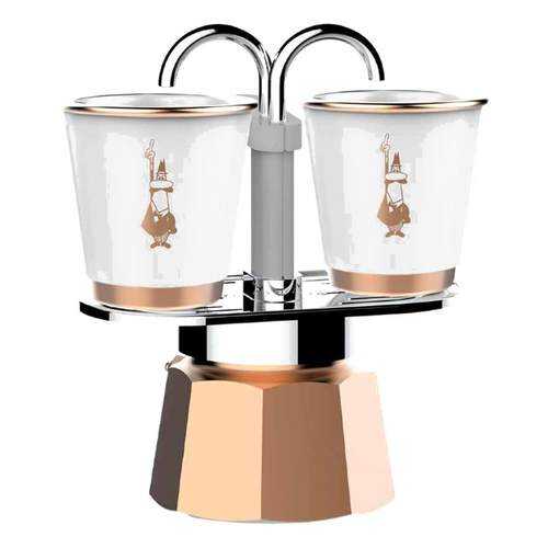 Набор Bialetti Bicchierini кофеварка мини экспресс на 2 порции и 2 чашки в Мосхозторг